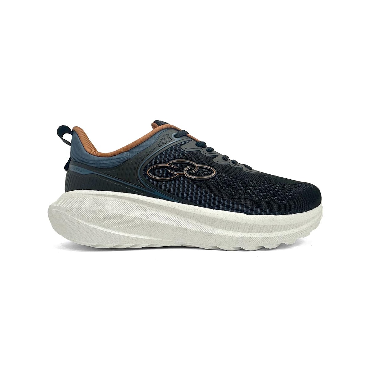 Tênis Olympikus Caminhada Masculino Curva Preto