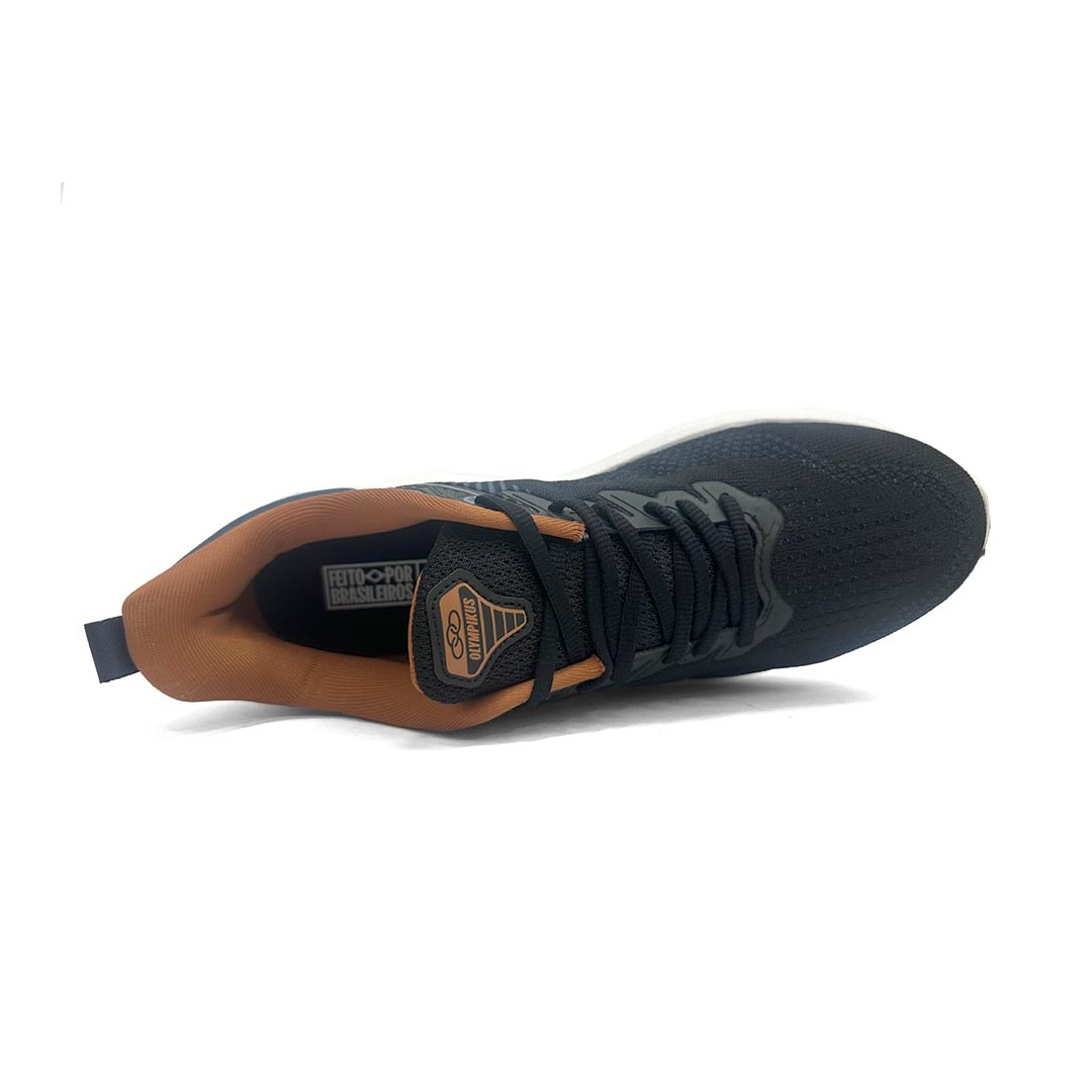 Tênis Olympikus Caminhada Masculino Curva Preto