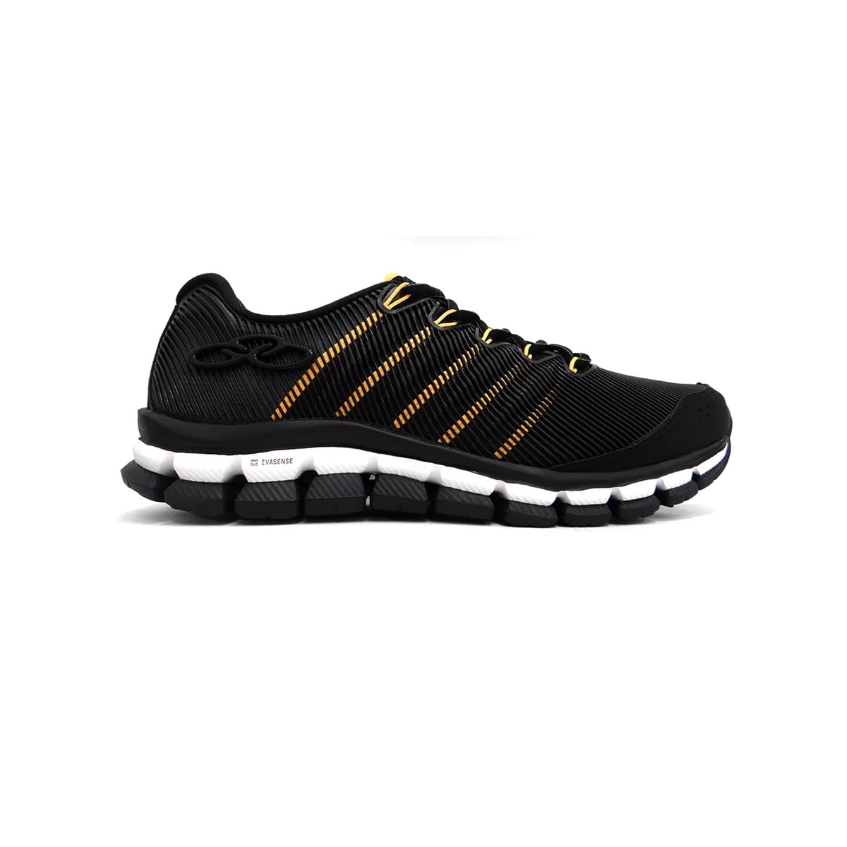 Tênis Olympikus Dynamic 343 Preto/Laranja Tênis Olympikus Dynamic 343 Preto/Laranja