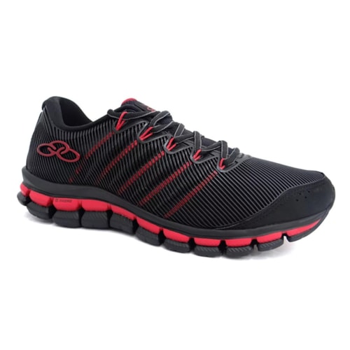 Tenis Olympikus Dynamic 343 Preto/Vermelho