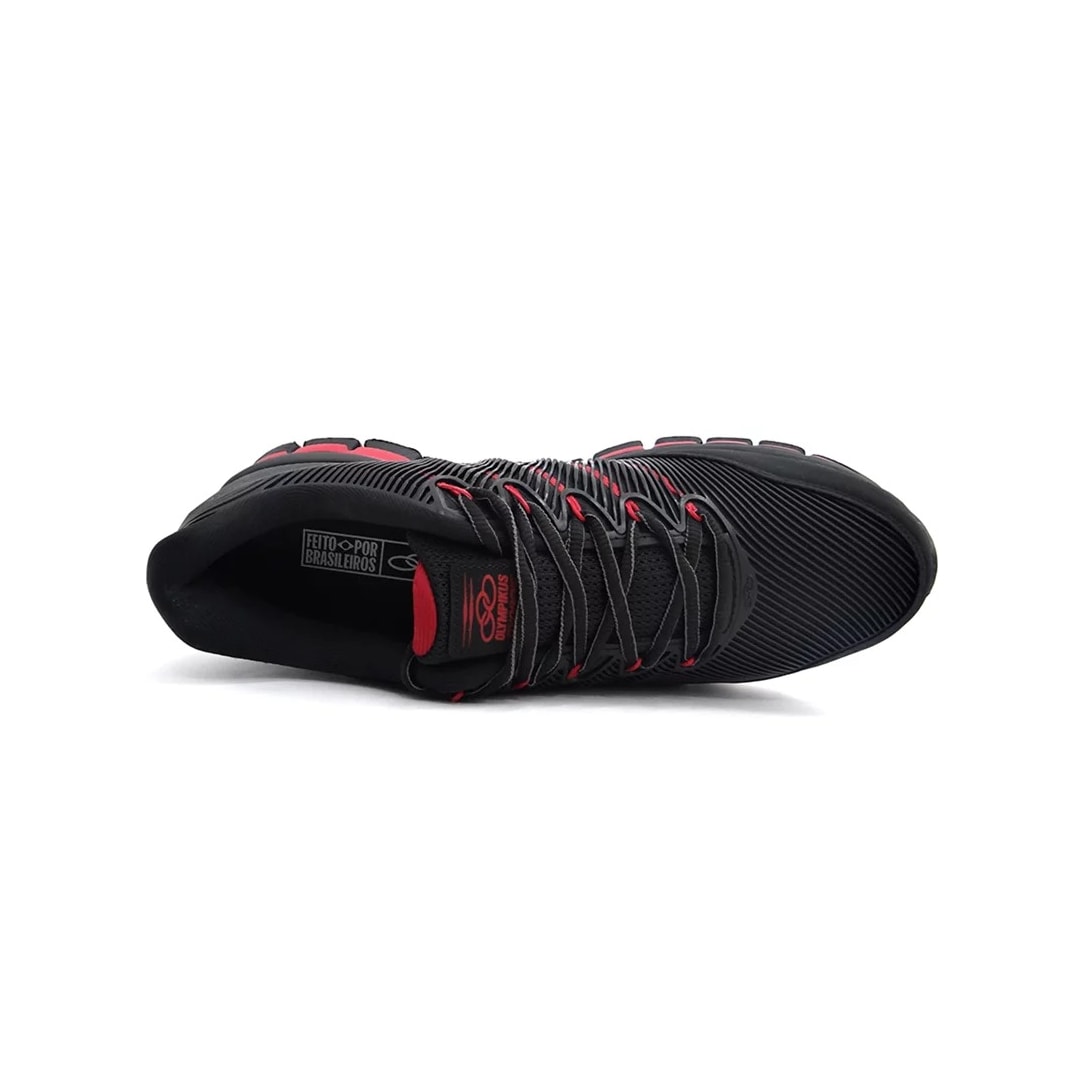 Tênis Olympikus Dynamic 343 Preto/Vermelho Tênis Olympikus Dynamic 343 Preto/Vermelho
