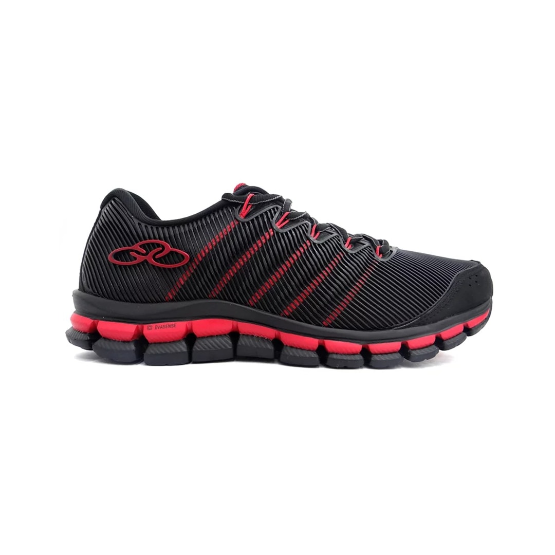 Tênis Olympikus Dynamic 343 Preto/Vermelho Tênis Olympikus Dynamic 343 Preto/Vermelho