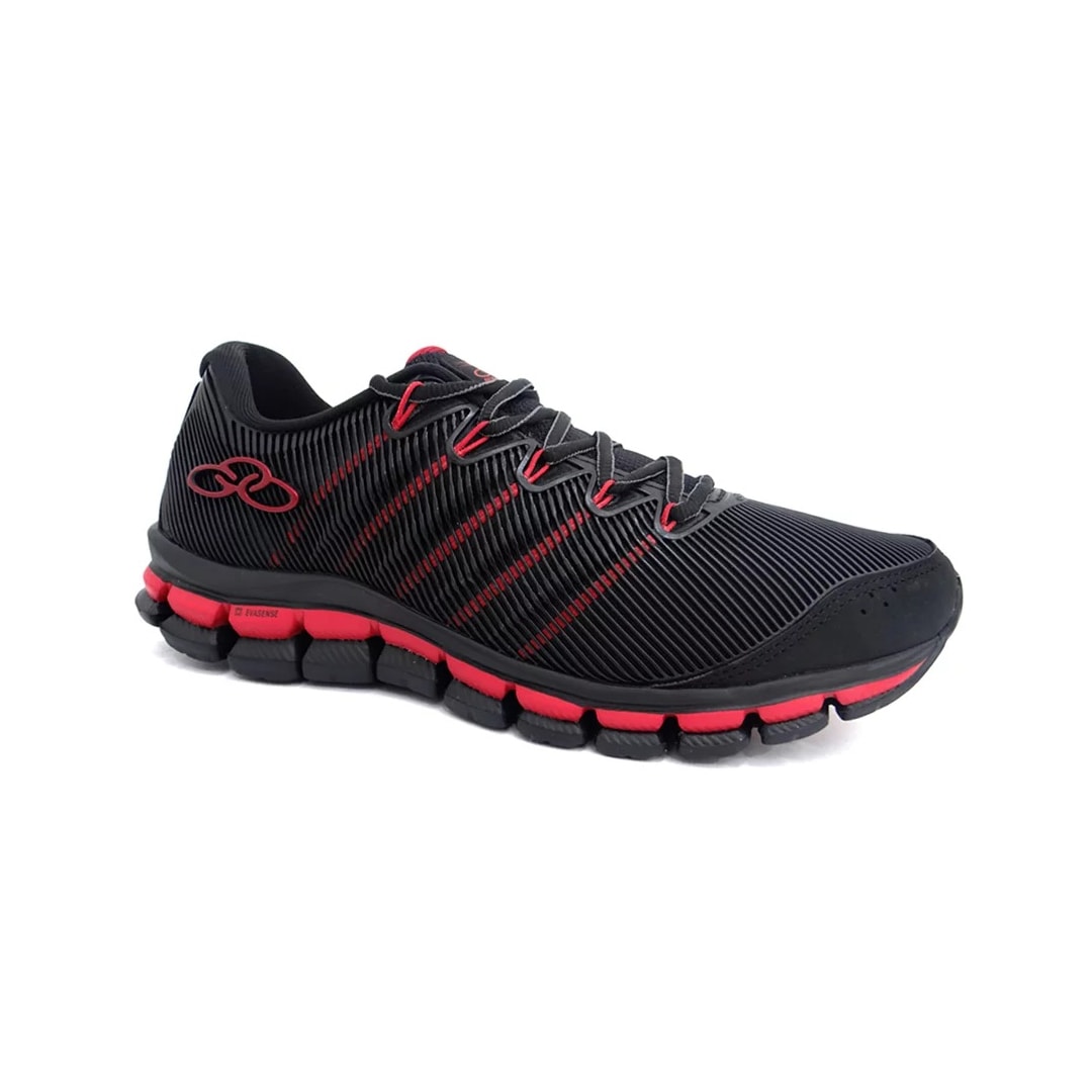 Tênis Olympikus Dynamic 343 Preto/Vermelho Tênis Olympikus Dynamic 343 Preto/Vermelho