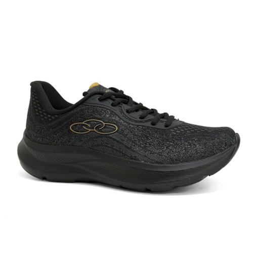 Tênis Olympikus Esporte Vênus 3 Preto/Dourado