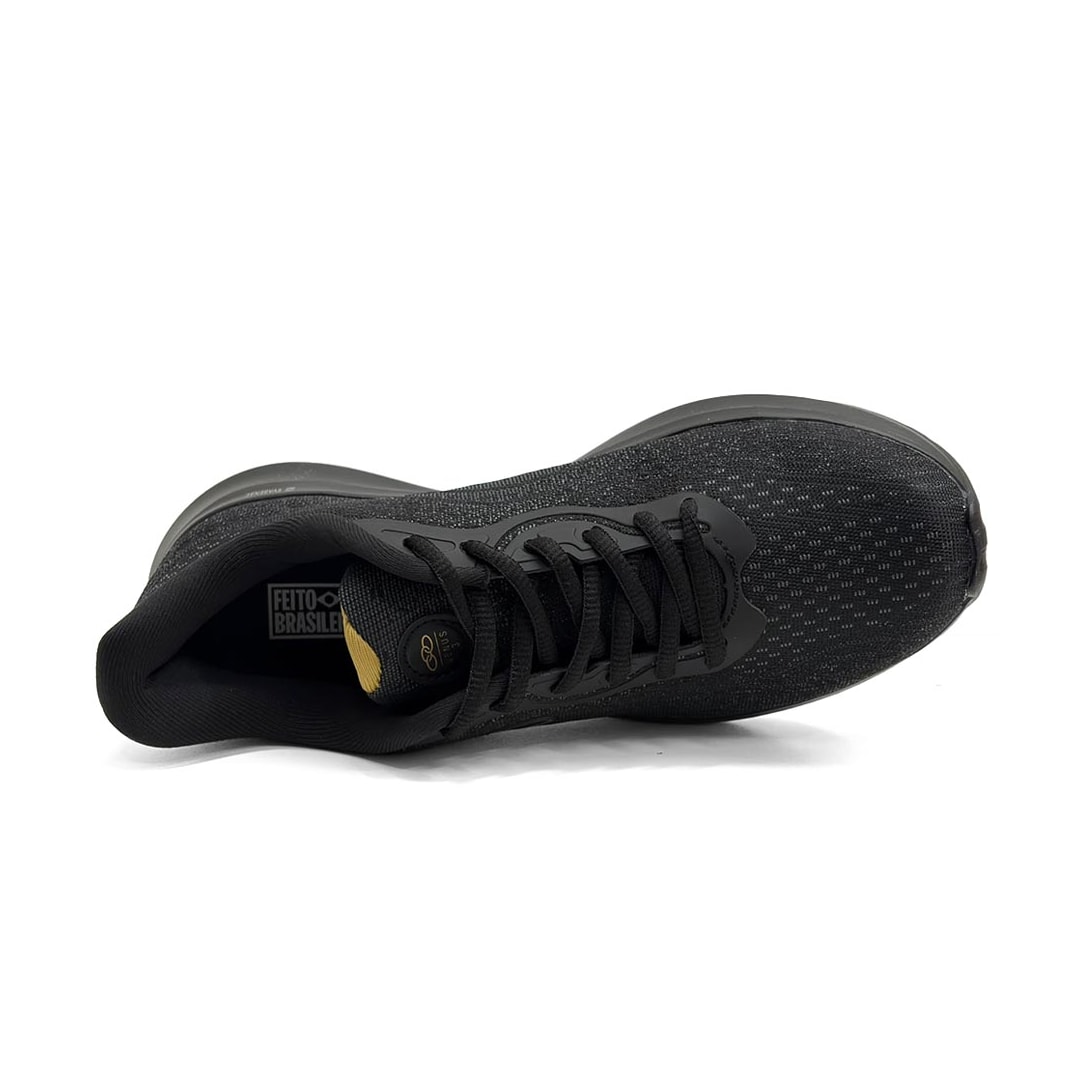 Tênis Olympikus Esporte Vênus 3 Preto/Dourado Tênis Olympikus Esporte Vênus 3 Preto/Dourado