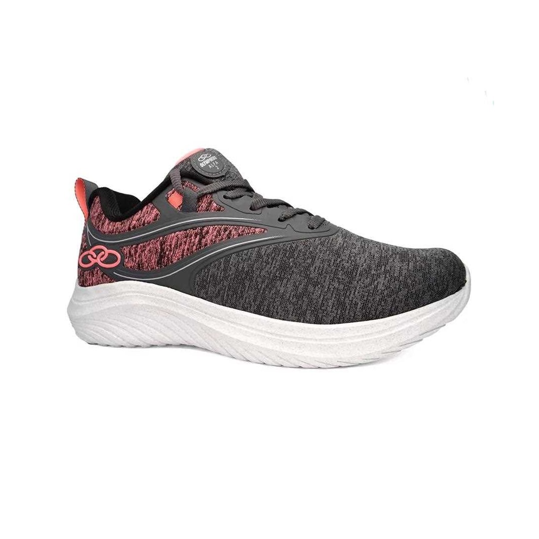 Tênis Olympikus Feminino Alfa 2 Chumbo/Coral