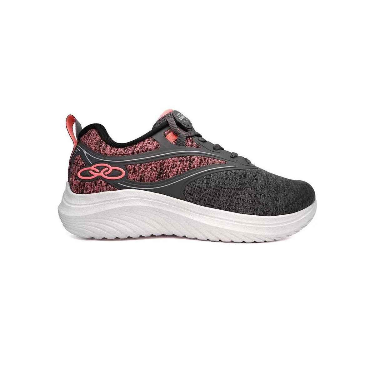 Tênis Olympikus Feminino Alfa 2 Chumbo/Coral Tênis Olympikus Feminino Alfa 2 Chumbo/Coral