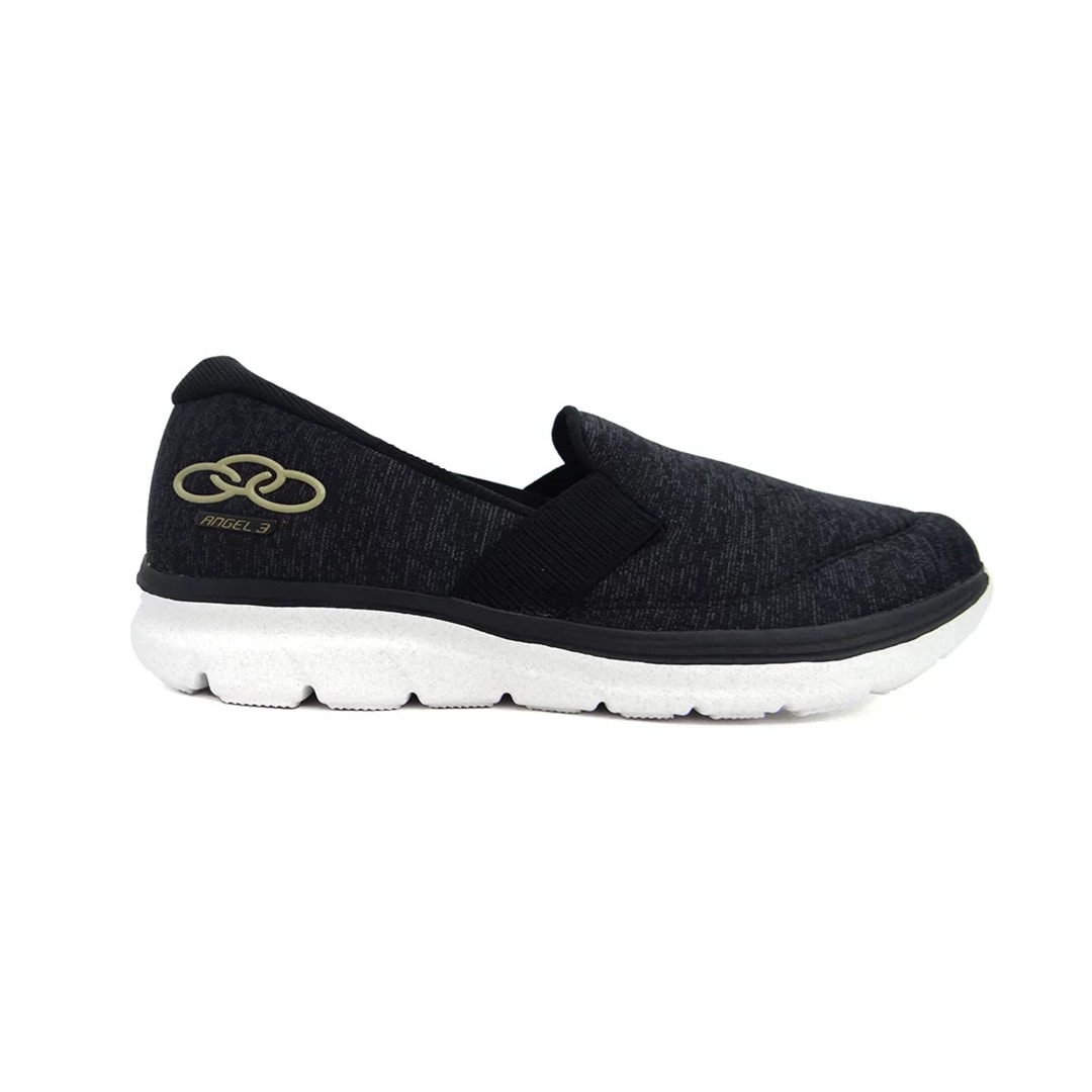 Tênis Olympikus Feminino Angel 3  Preto/Dourado