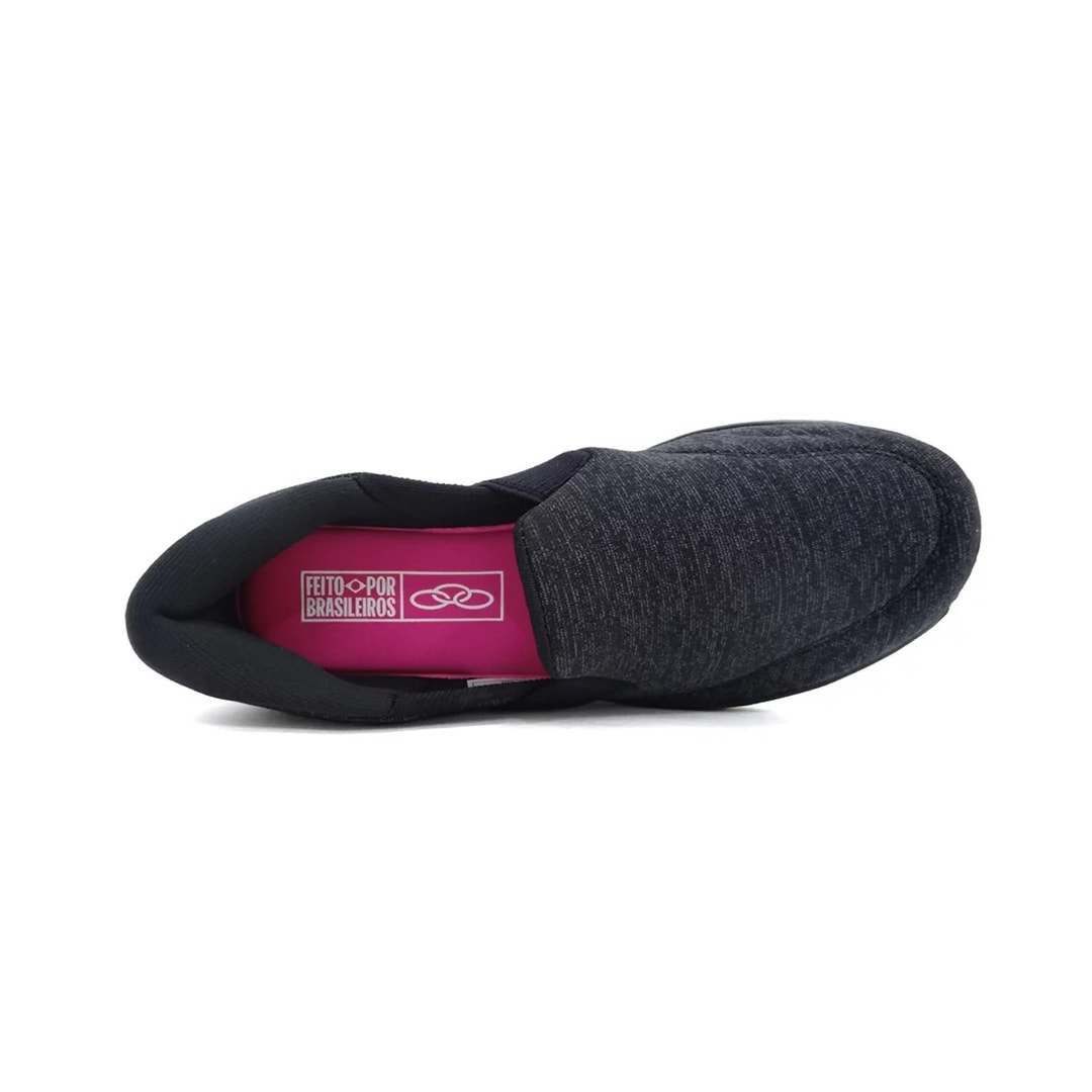 Tênis Olympikus Feminino Angel 3  Preto/Dourado