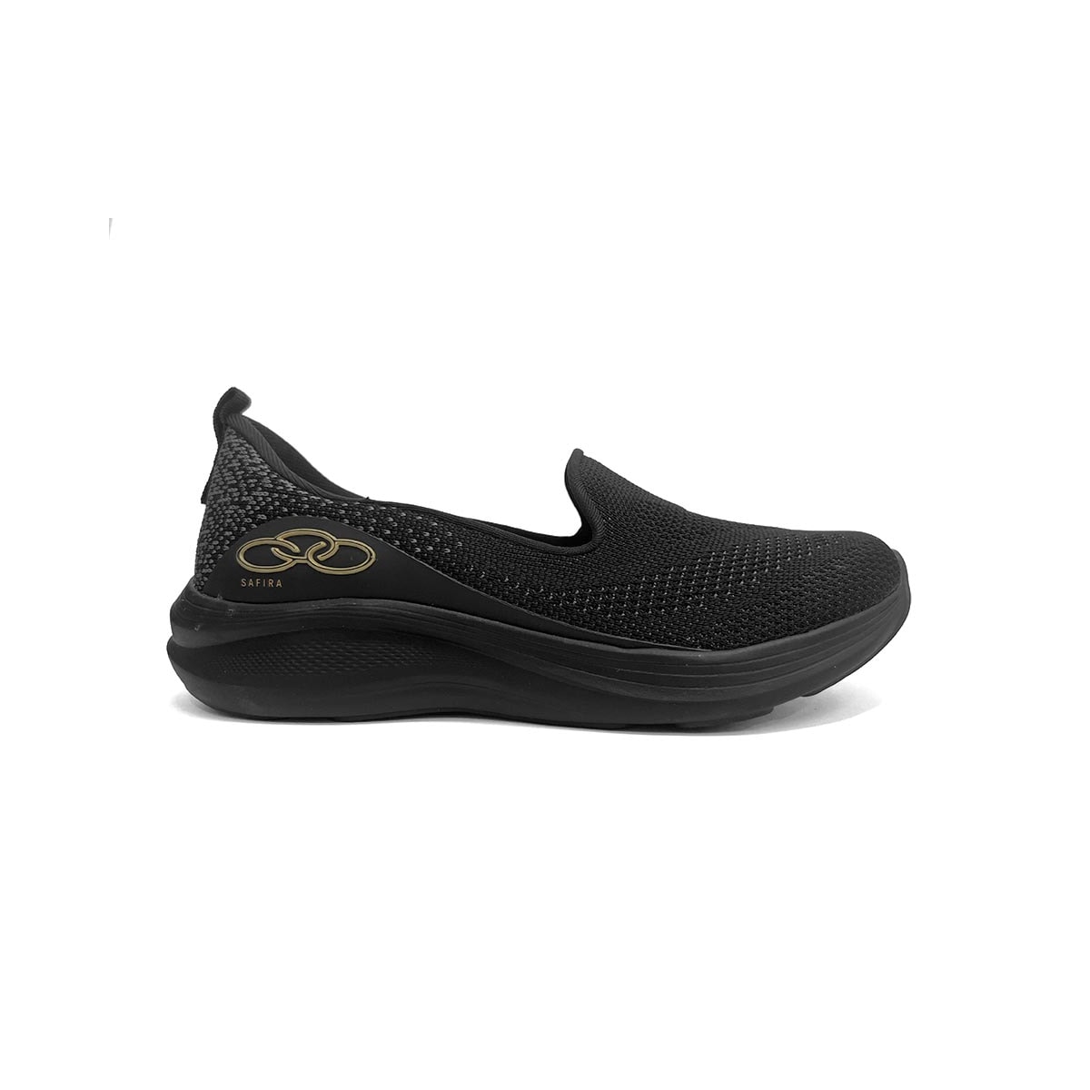 Tênis Olympikus Feminino Casual Safira Preto Tênis Olympikus Feminino Casual Safira Preto