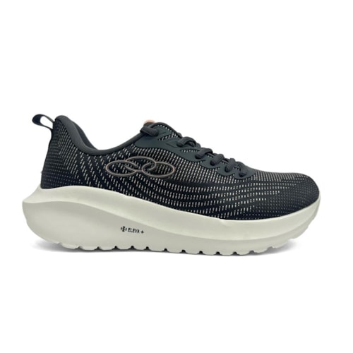 Detalhe - Tênis Olympikus Feminino Esporte Acqua Chumbo