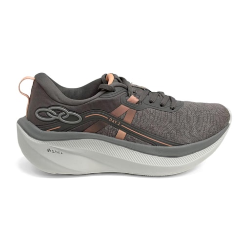 Detalhe - Tênis Olympikus Feminino Esporte Day 2 Q28067 Pewter