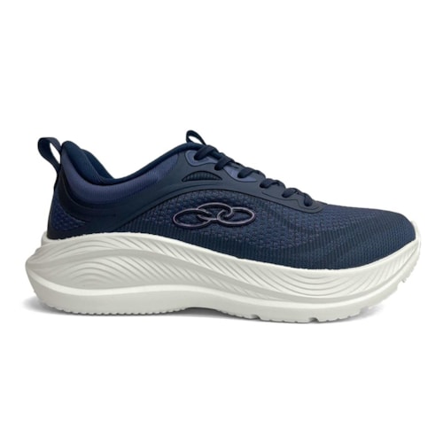Detalhe - Tênis Olympikus Feminino Esporte Vibe Marinho
