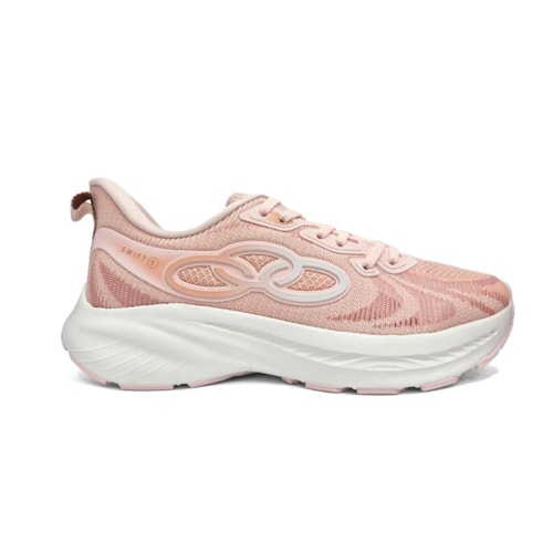 Detalhe - Tênis Olympikus Feminino Esportivo Swift 5 Rosa