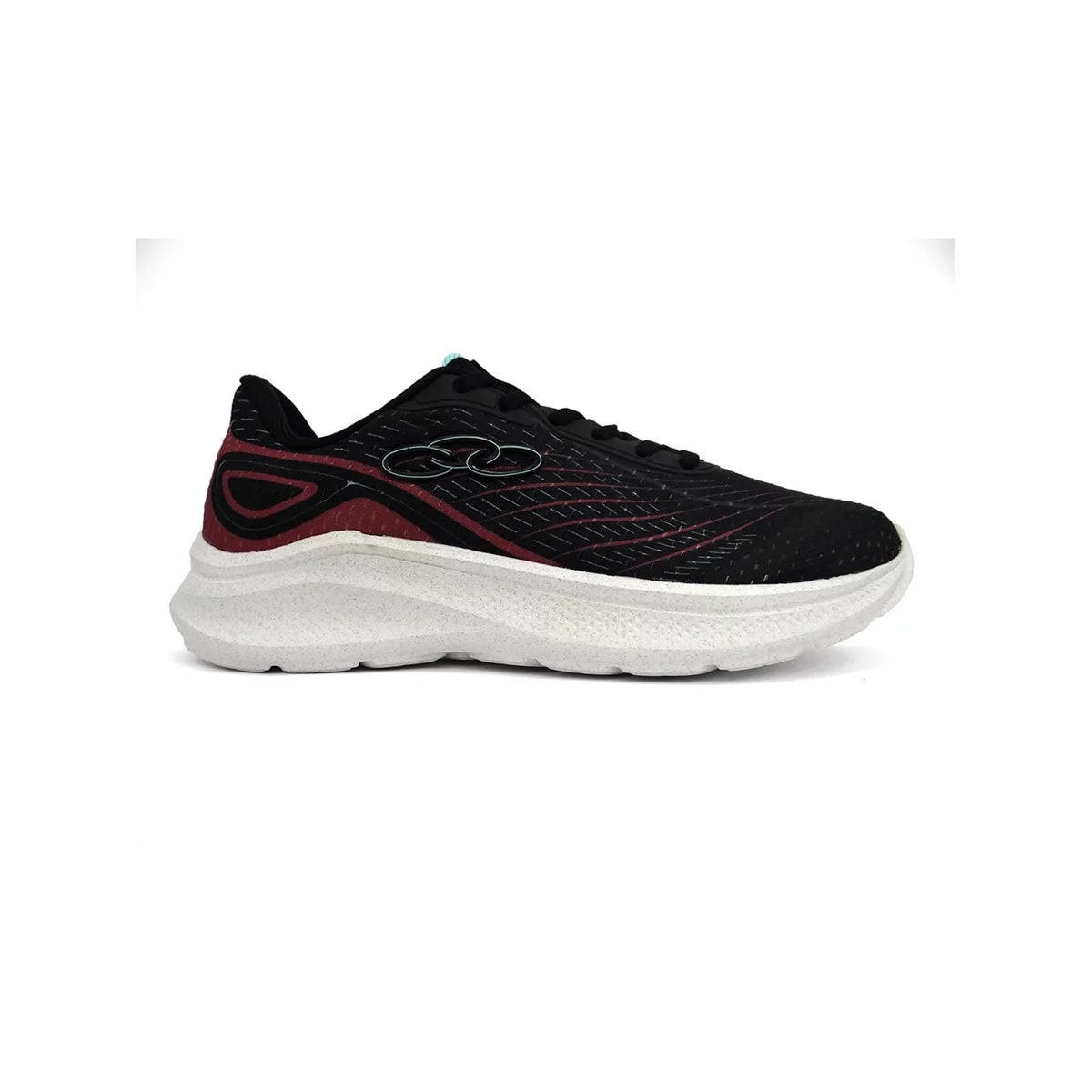 Tênis Olympikus Feminino Luna 2 Preto/Hibisco Tênis Olympikus Feminino Luna 2 Preto/Hibisco
