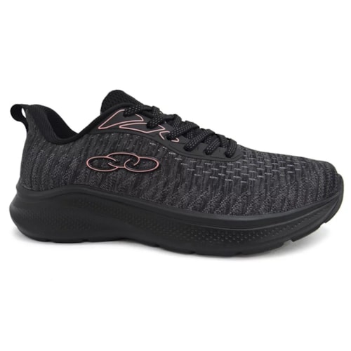 Tenis Olympikus Feminino Nyx Preto/Chumbo