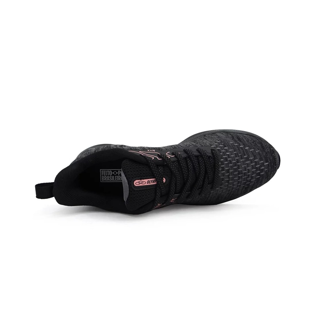 Tênis Olympikus Feminino Nyx Preto/Chumbo