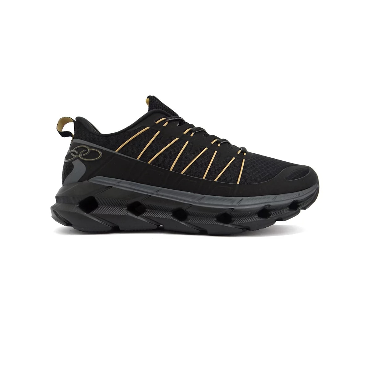 Tênis Olympikus Masculino Cyber 3 Preto/Dourado Tênis Olympikus Masculino Cyber 3 Preto/Dourado
