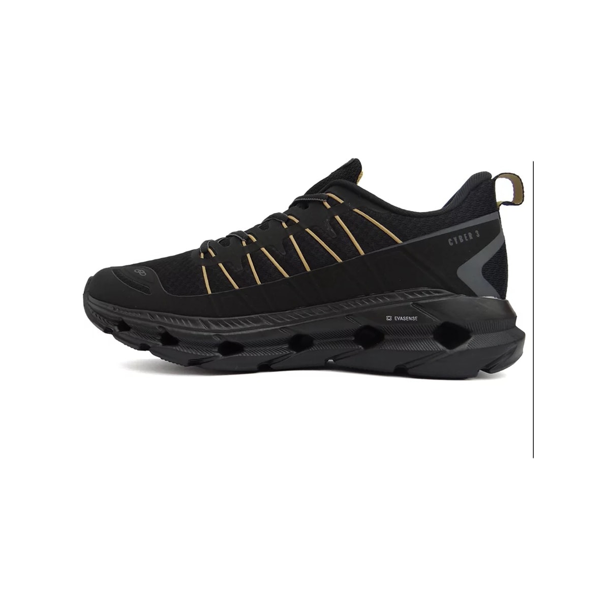 Tênis Olympikus Masculino Cyber 3 Preto/Dourado Tênis Olympikus Masculino Cyber 3 Preto/Dourado