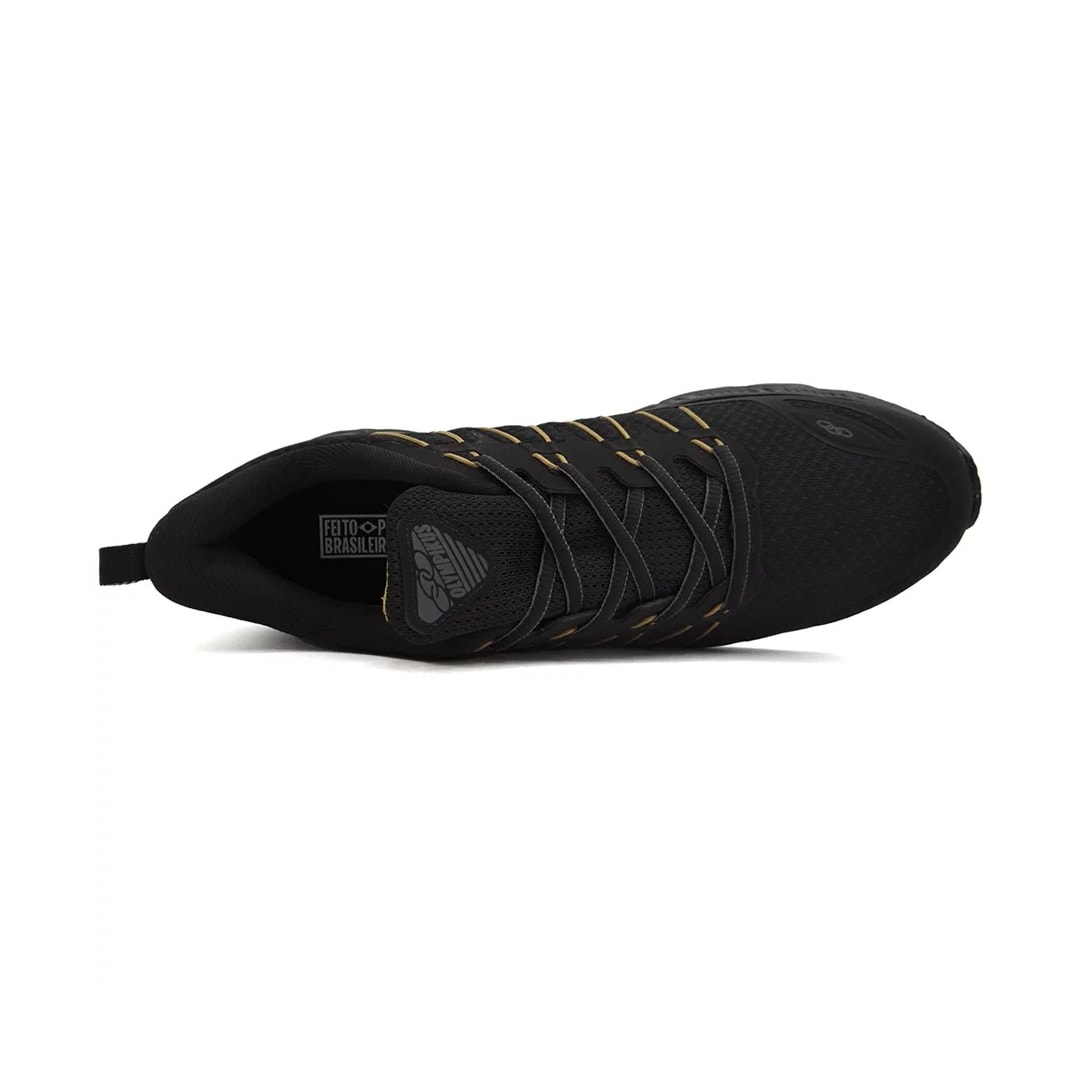 Tênis Olympikus Masculino Cyber 3 Preto/Dourado