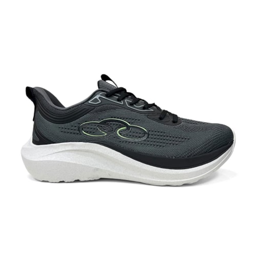 Detalhe - Tênis Olympikus Masculino Esporte Corrida Passo Chumbo