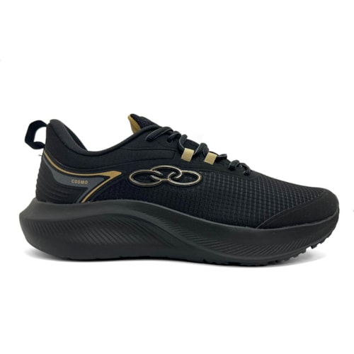 Detalhe - Tênis Olympikus Masculino Esporte Cosmo Preto