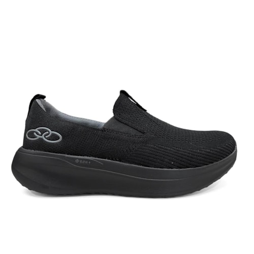 Detalhe - Tênis Olympikus Masculino Esporte Wellness 3 Preto
