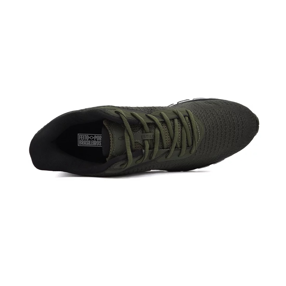 Tênis Olympikus Masculino Estilo 2 Militar/Preto Tênis Olympikus Masculino Estilo 2 Militar/Preto