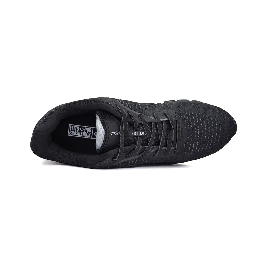 Tênis Olympikus Masculino Estilo 2 Preto/Chumbo Tênis Olympikus Masculino Estilo 2 Preto/Chumbo