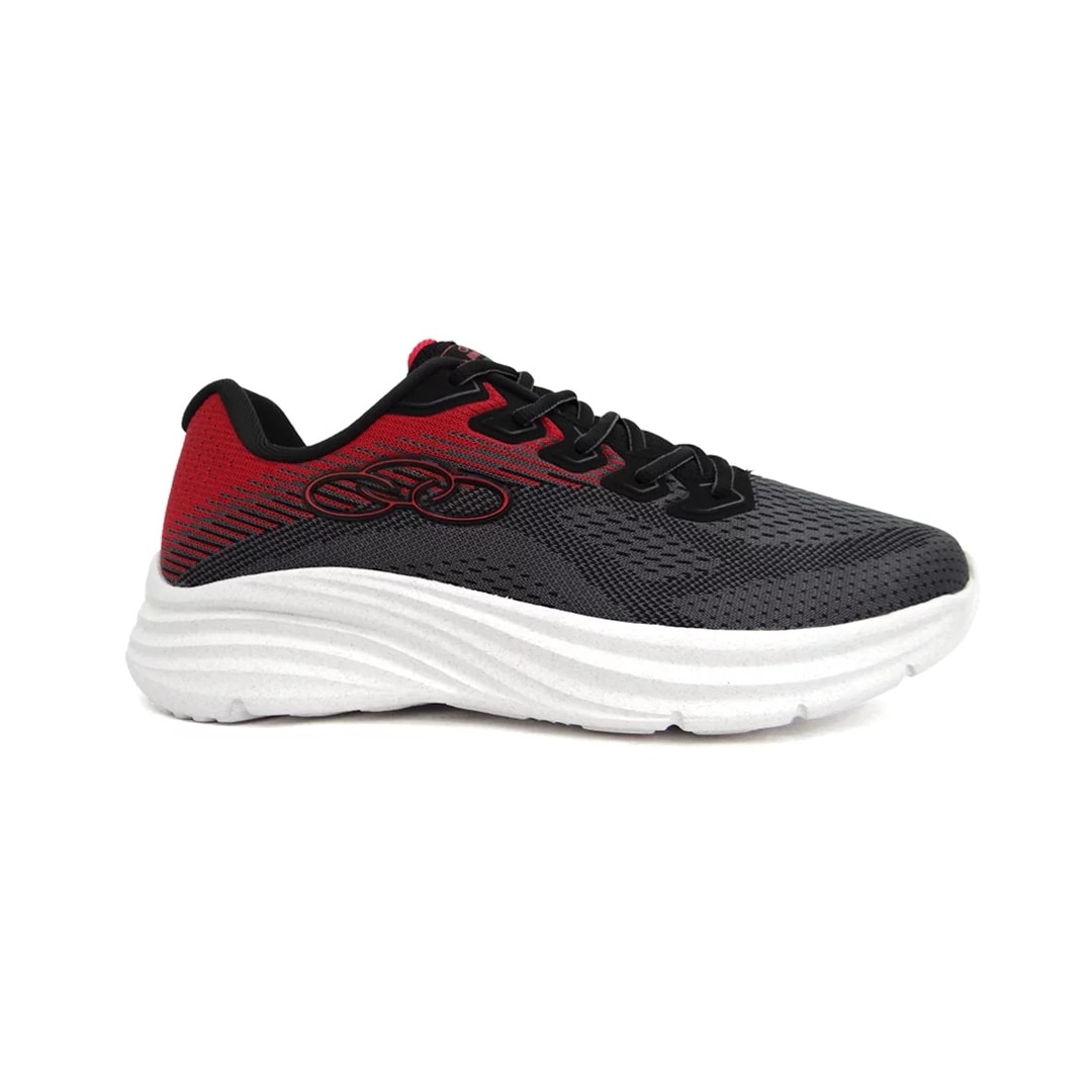 Tênis Olympikus Masculino Index 3 Chumbo/Vermelho