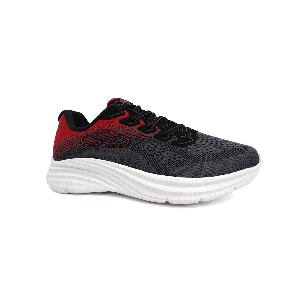 Tênis Olympikus Masculino Index 3 Chumbo/Vermelho Tênis Olympikus Masculino Index 3 Chumbo/Vermelho