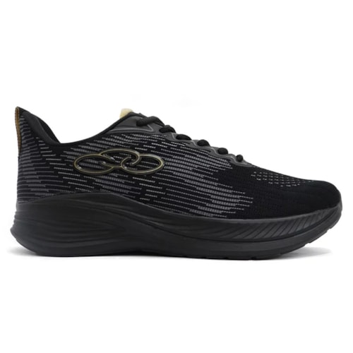 Tenis Olympikus Masculino Marte Preto/Dourado