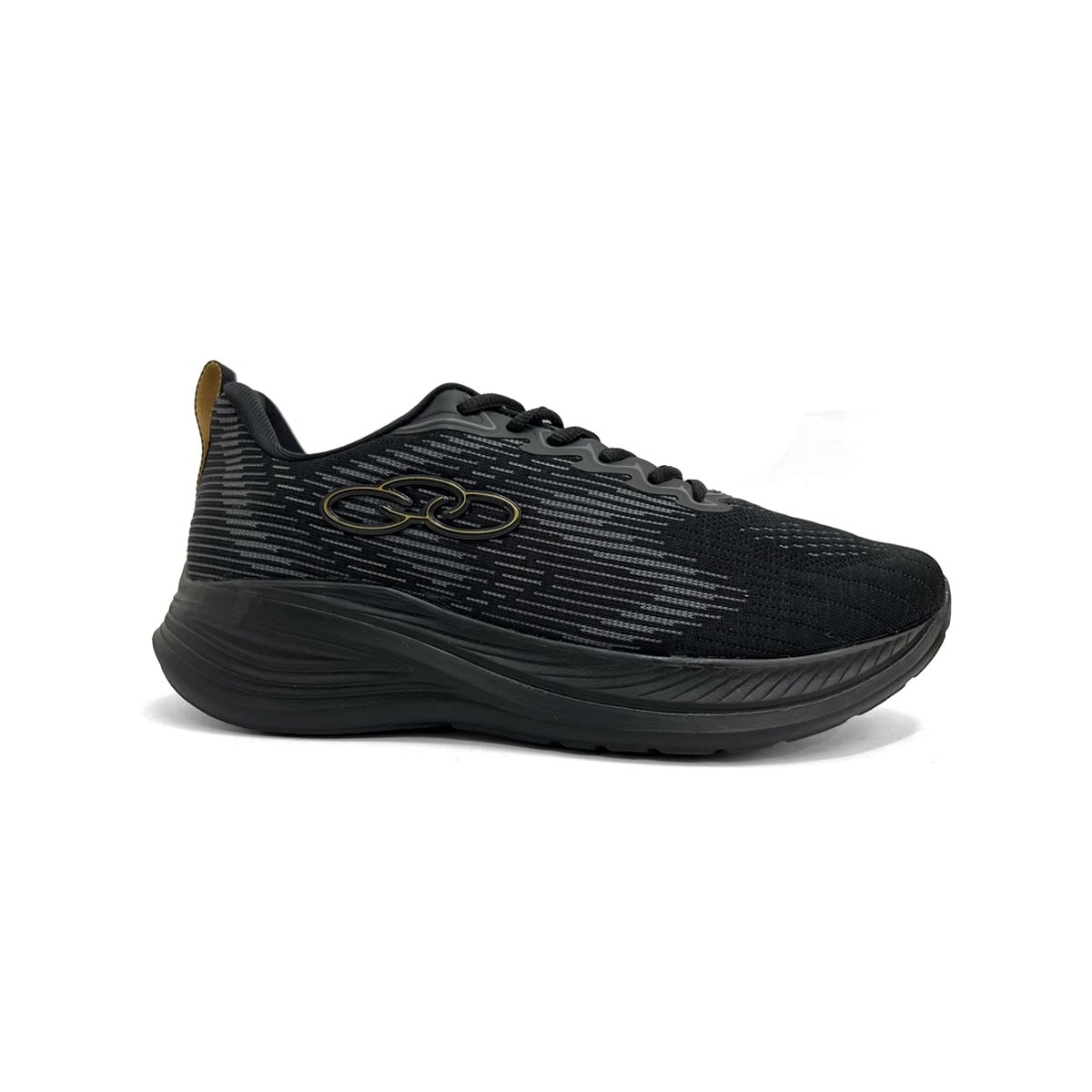 Tênis Olympikus Masculino Marte Preto/Dourado Tênis Olympikus Masculino Marte Preto/Dourado