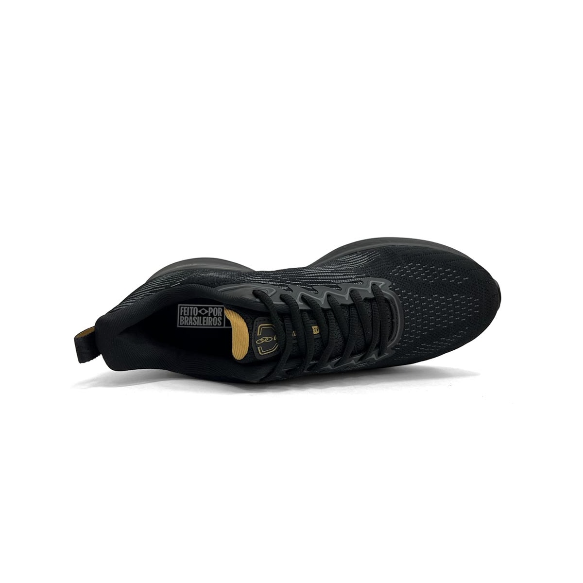 Tênis Olympikus Masculino Marte Preto/Dourado Tênis Olympikus Masculino Marte Preto/Dourado