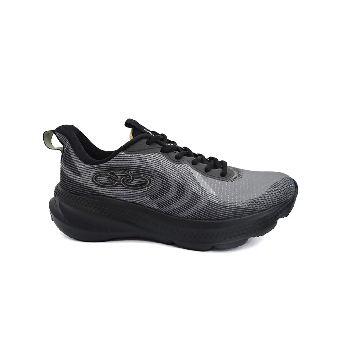 Tênis Olympikus Masculino Urano Preto/Cinza Escuro Tênis Olympikus Masculino Urano Preto/Cinza Escuro