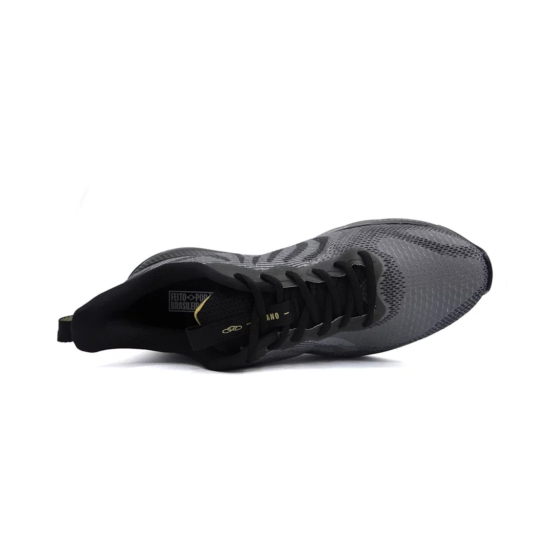 Tênis Olympikus Masculino Urano Preto/Cinza Escuro Tênis Olympikus Masculino Urano Preto/Cinza Escuro