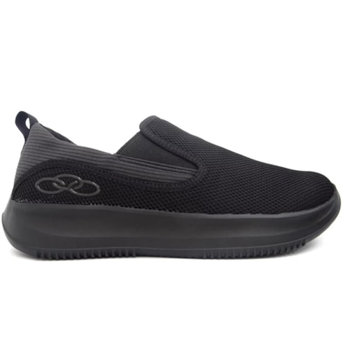 Detalhe - Tênis Olympikus Masculino Wellness 2/186 Preto