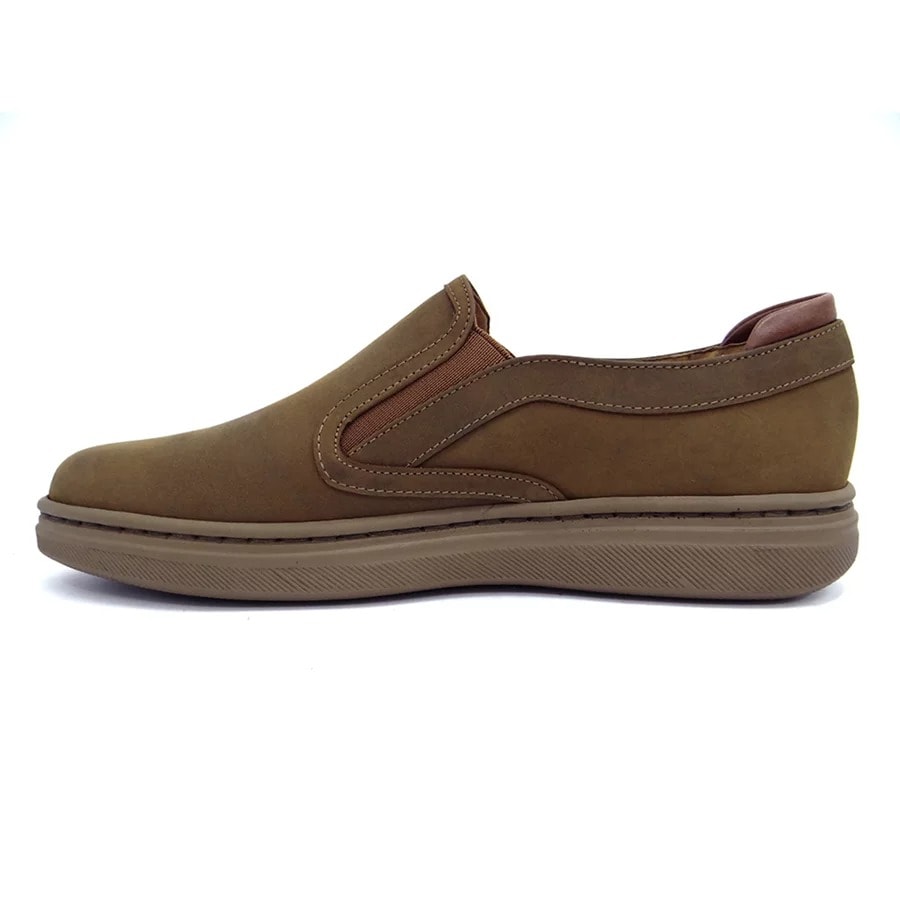 Tênis Opananken Casual Anatômico Couro 17305 Havana