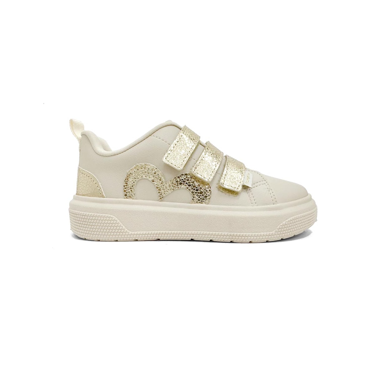 Tênis Pampili Infantil Casual Lona 736030 Nude Holografico