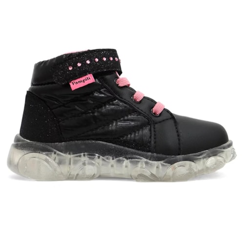 Detalhe - Tênis Pampili Infantil Liz Luz 682.046