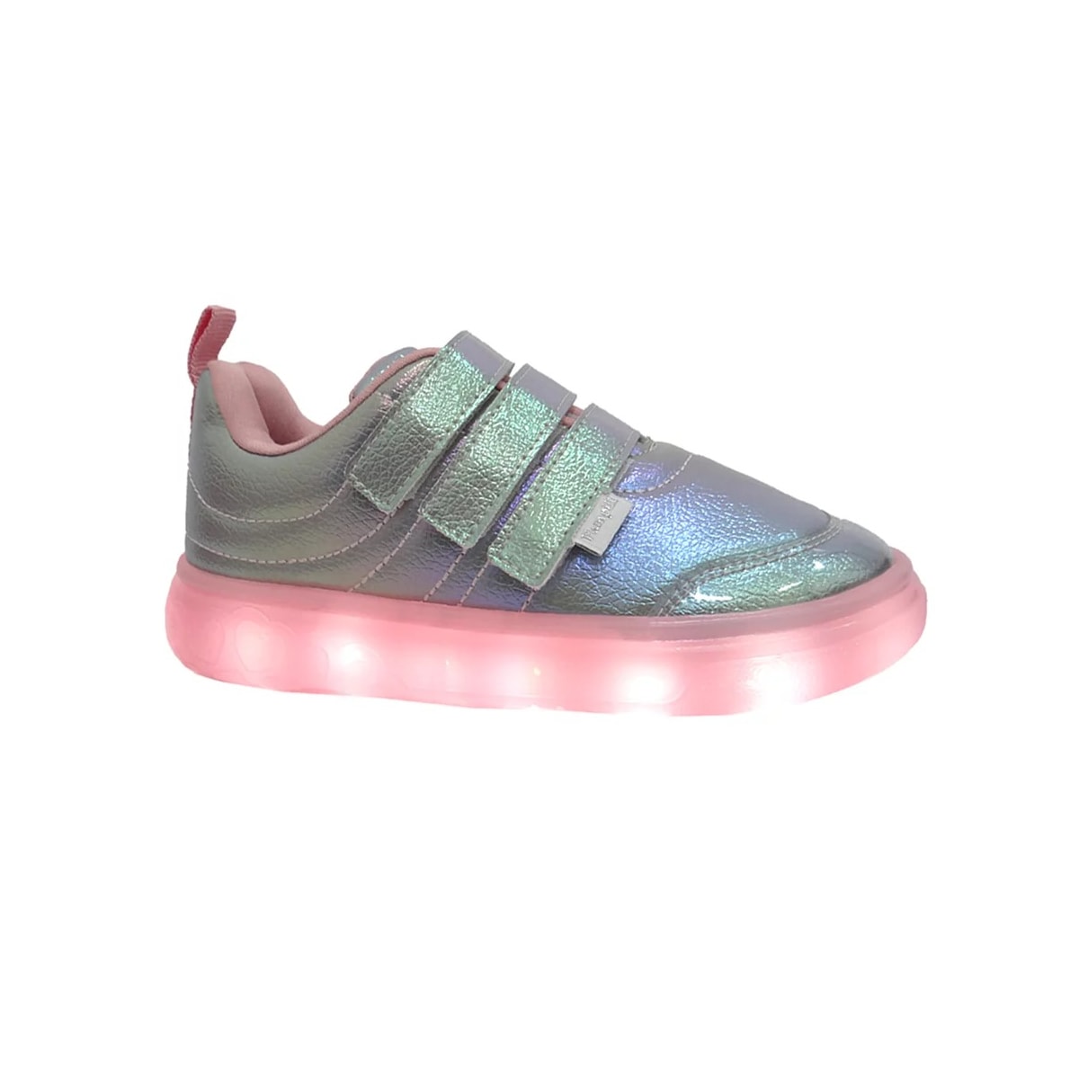 Tênis Pampili Infantil Sneaker Luz 483.004 Prata Tênis Pampili Infantil Sneaker Luz 483.004 Prata