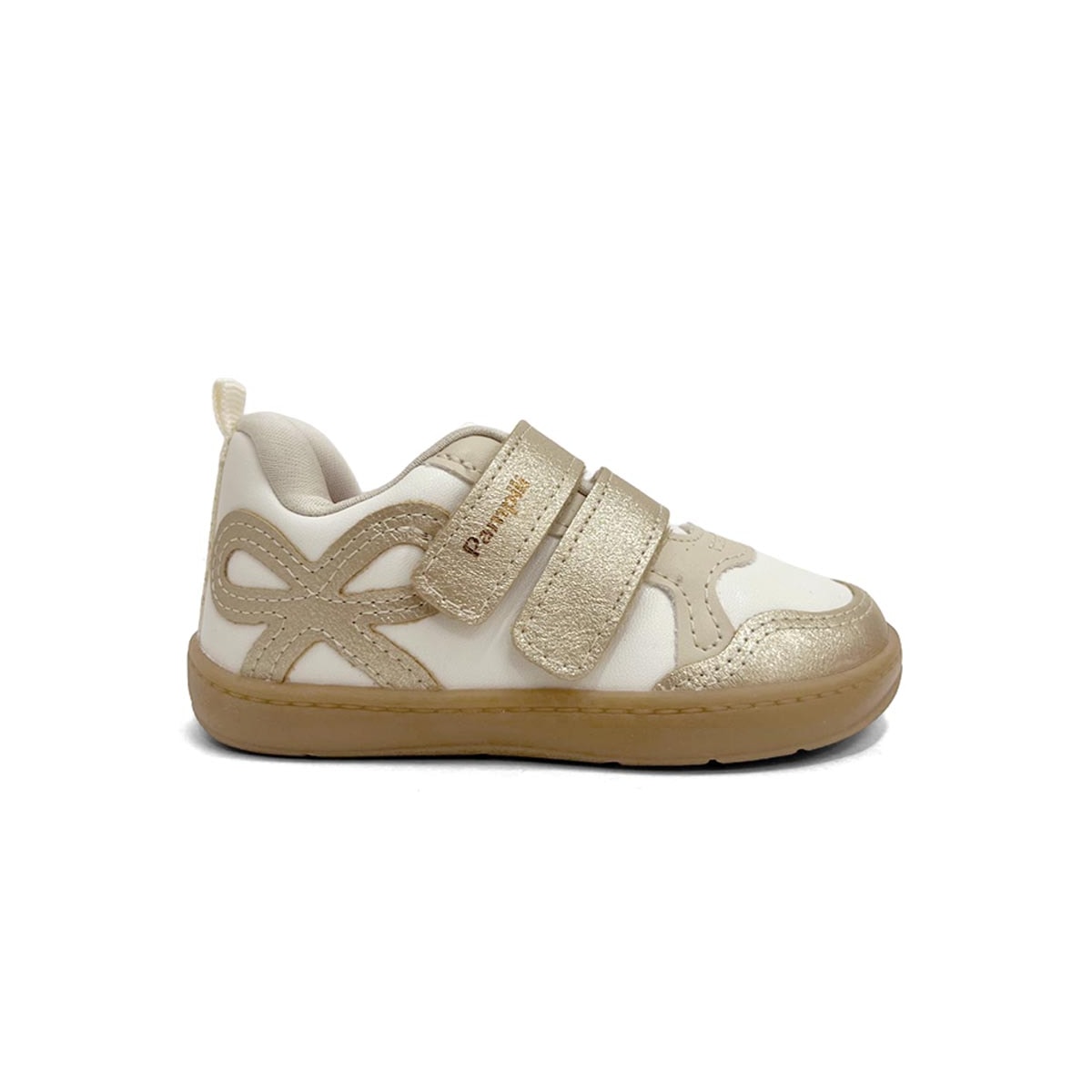 Tênis Pampili Menina Sophie 768.004 Branco/Dourado