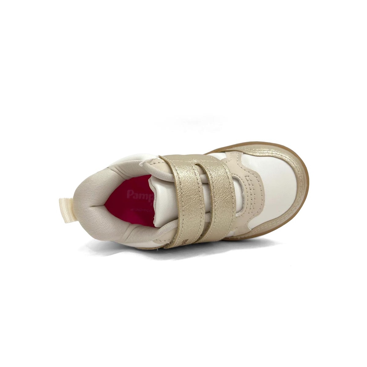 Tênis Pampili Menina Sophie 768.004 Branco/Dourado Tênis Pampili Menina Sophie 768.004 Branco/Dourado