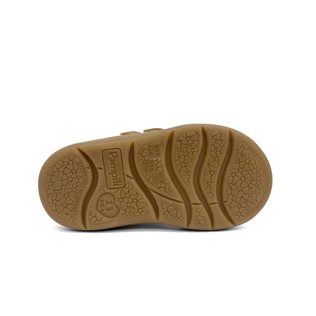Tênis Pampili Menina Sophie 768.004 Branco/Dourado Tênis Pampili Menina Sophie 768.004 Branco/Dourado
