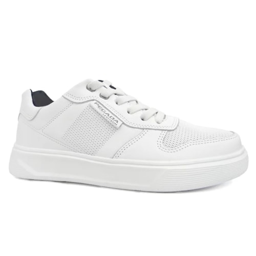Tênis Pegada Casual Couro Masculino 110921 Branco