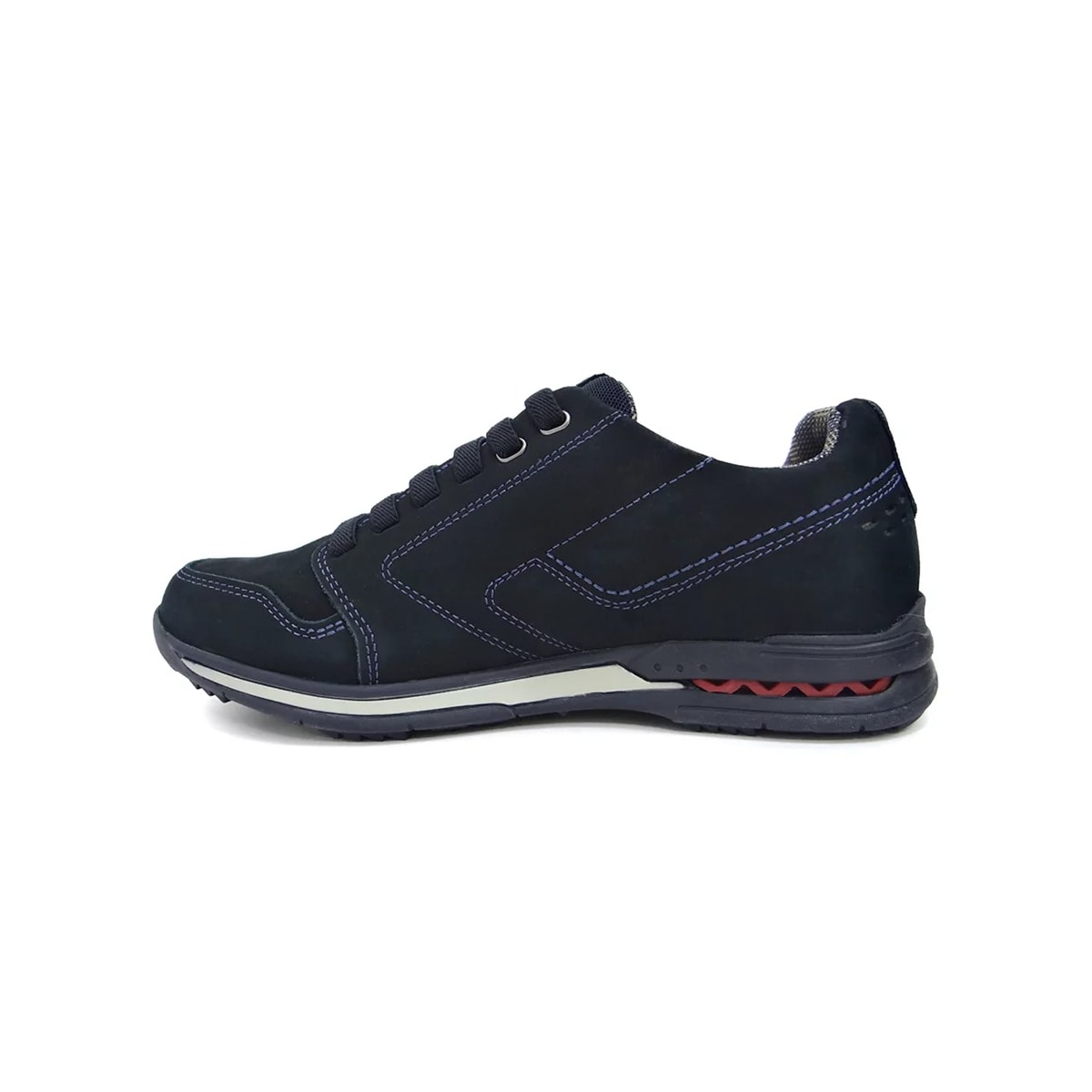 Tênis Pegada Casual Couro Masculino 114858 Marinho/Bordo Tênis Pegada Casual Couro Masculino 114858 Marinho/Bordo