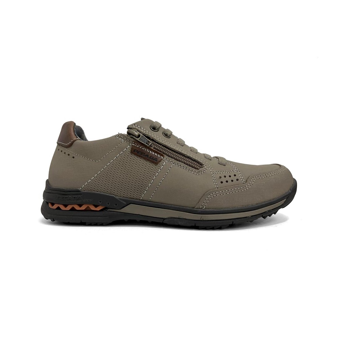 Tênis Pegada Casual Couro Masculino 114861 Areia Tênis Pegada Casual Couro Masculino 114861 Areia