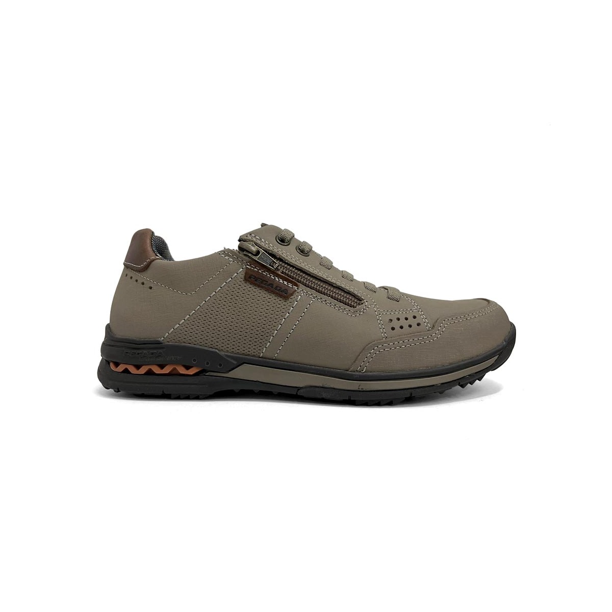 Tênis Pegada Casual Couro Masculino 114861 Areia Tênis Pegada Casual Couro Masculino 114861 Areia
