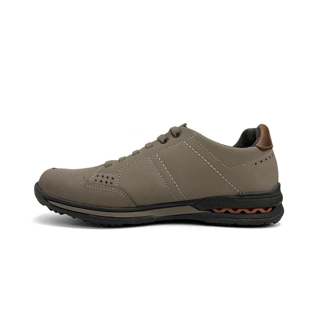Tênis Pegada Casual Couro Masculino 114861 Areia