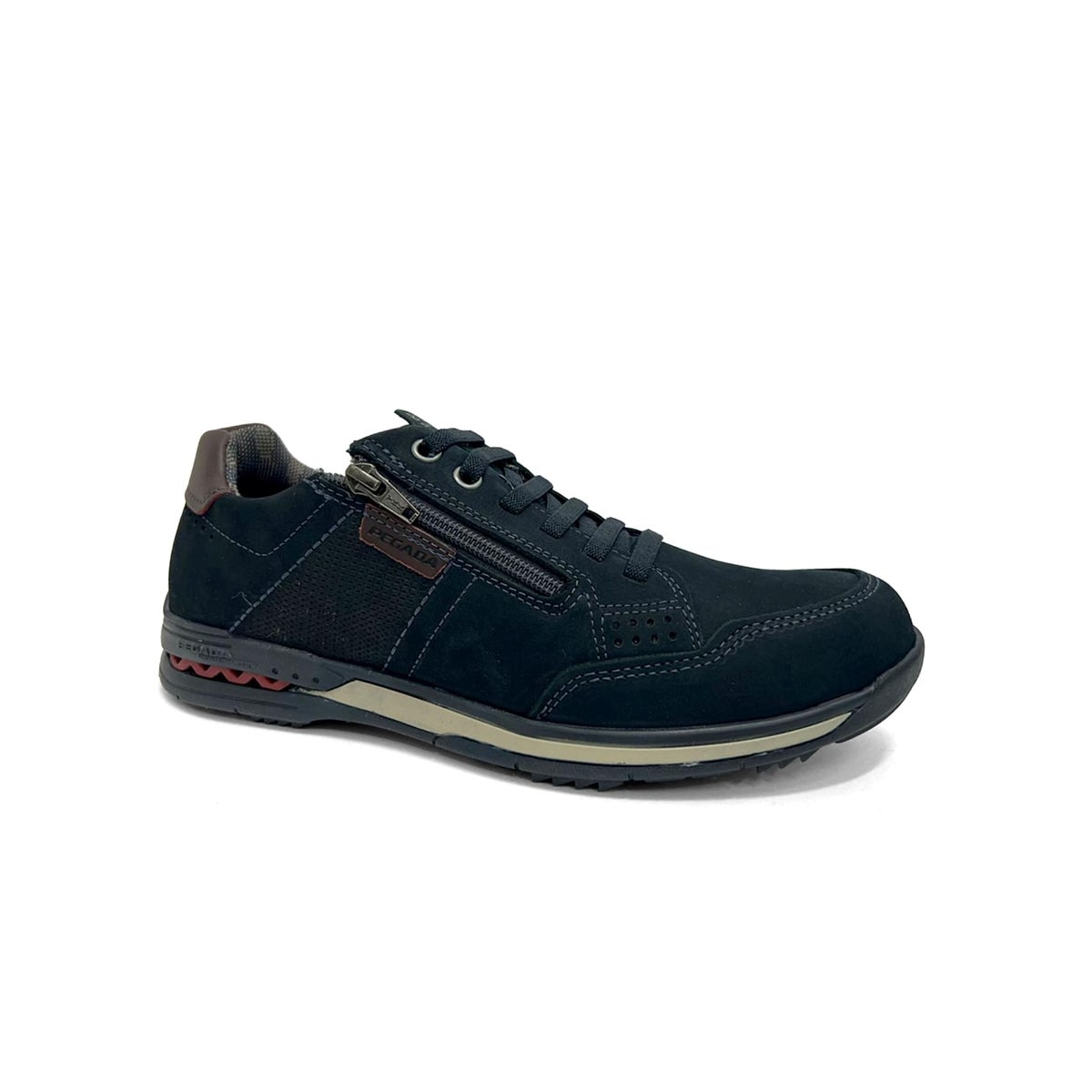 Tênis Pegada Casual Couro Masculino 114861 Marinho Tênis Pegada Casual Couro Masculino 114861 Marinho